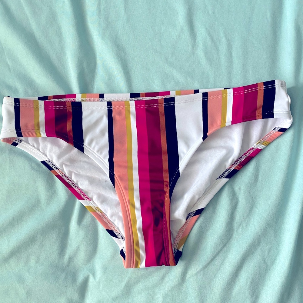 Kona Sol striped bikini bottom